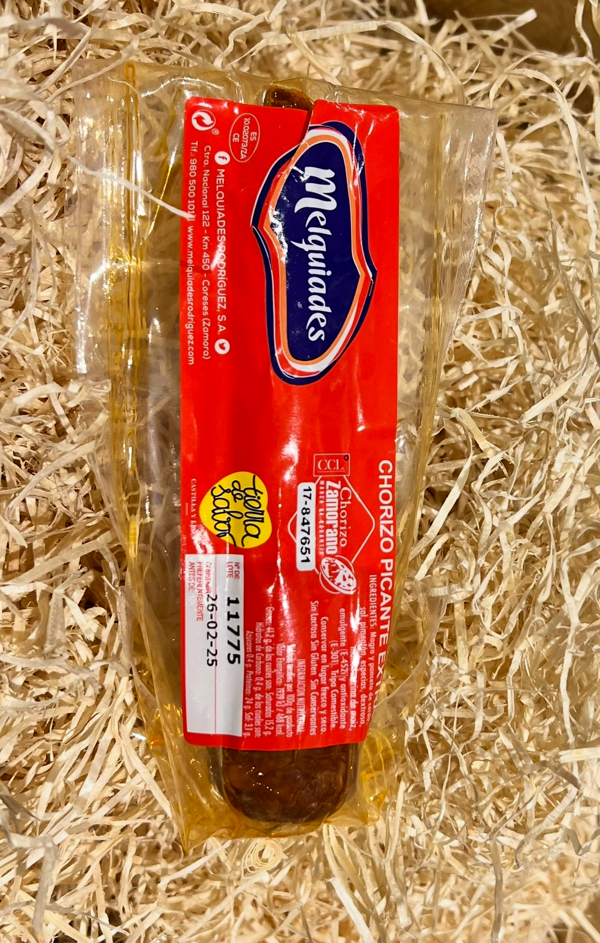 Chorizo de zamora fra Serranos Bodega